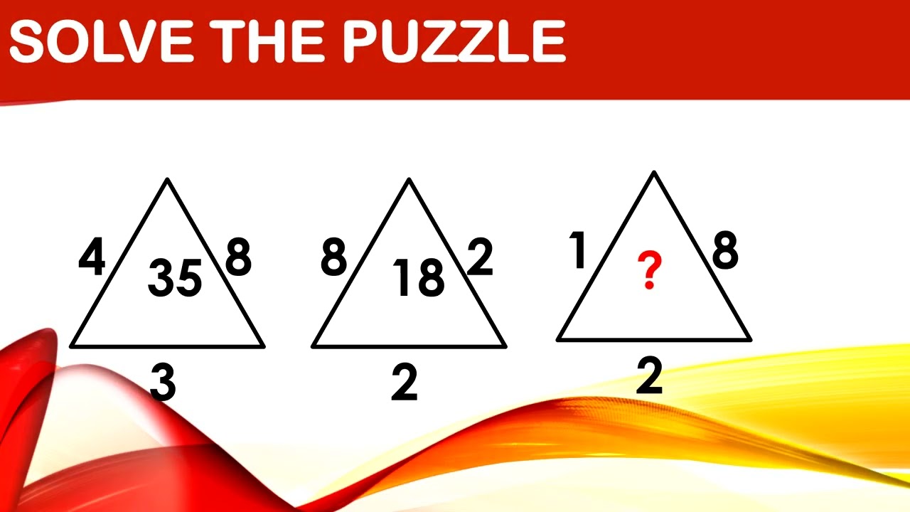 Solve the Maths Puzzle #mathspuzzle