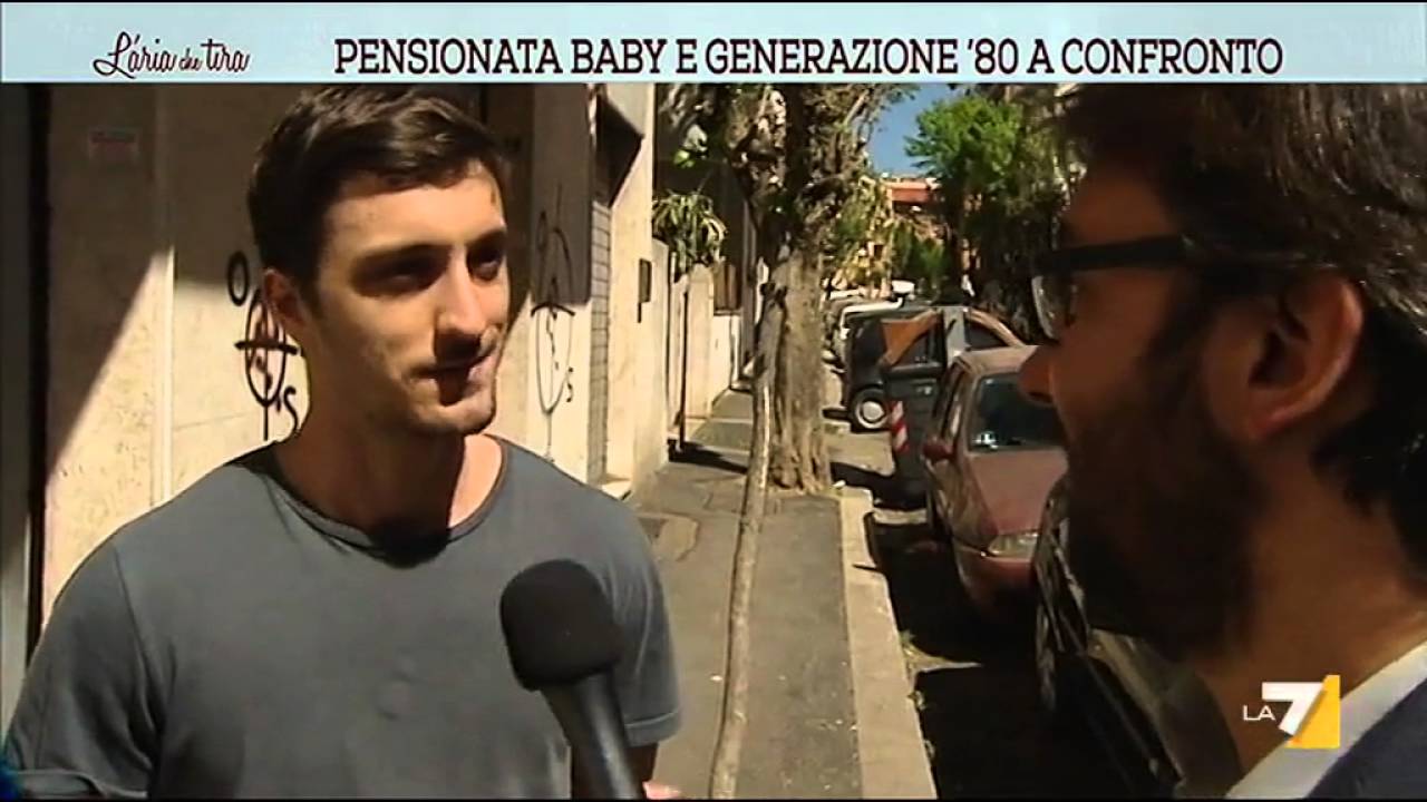 Pensionata baby e generazione '80 a confronto