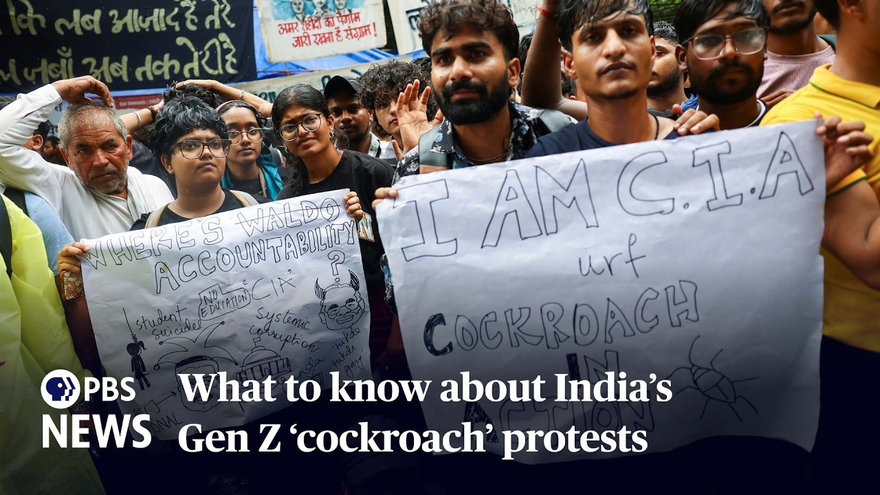 WATCH: What to know about India&rsquo;s youth-led Gen Z &lsquo;cockroach&rsquo; protests