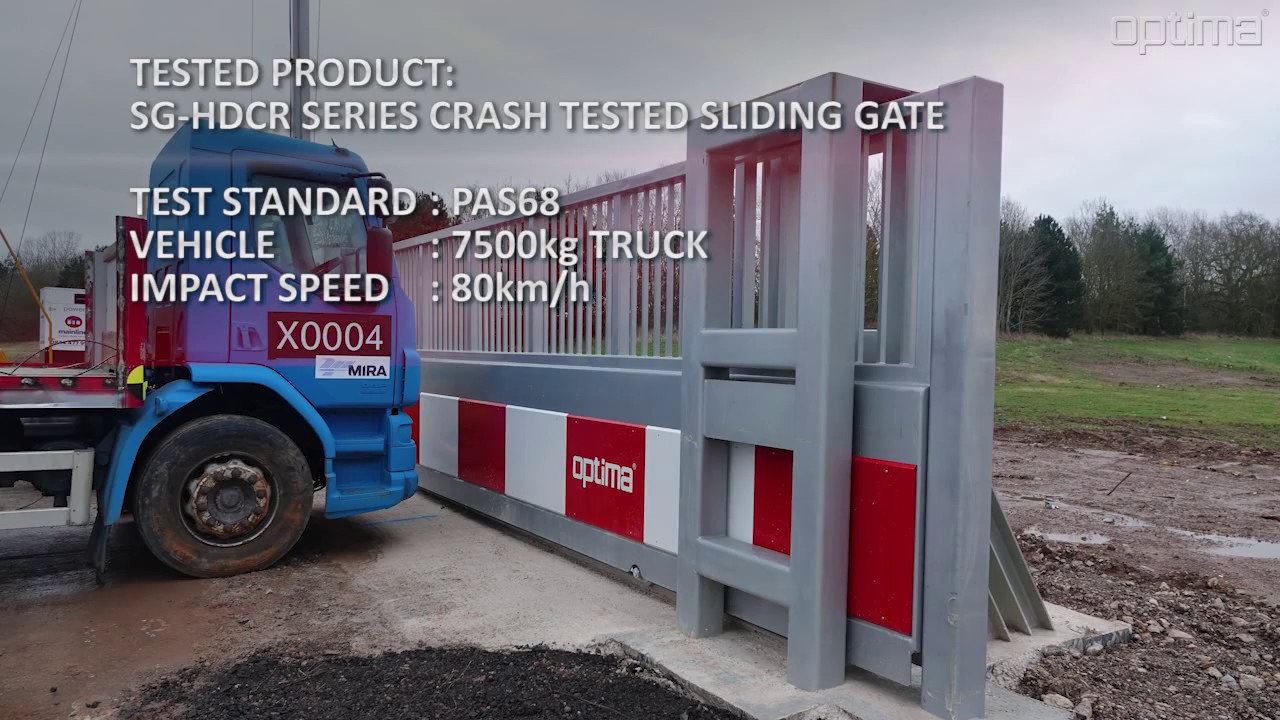 SG-HDCR SERIES CRASH TESTED SLIDING GATE
