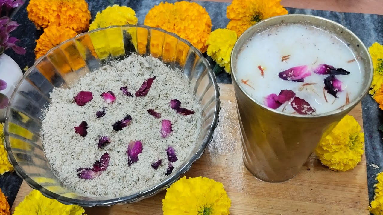 Make Thandai Powder In 5min / Cool & Refreshing Thandai Recipe #गर्मियों के लिएपारंपरिक ठंडाई रेसिपी