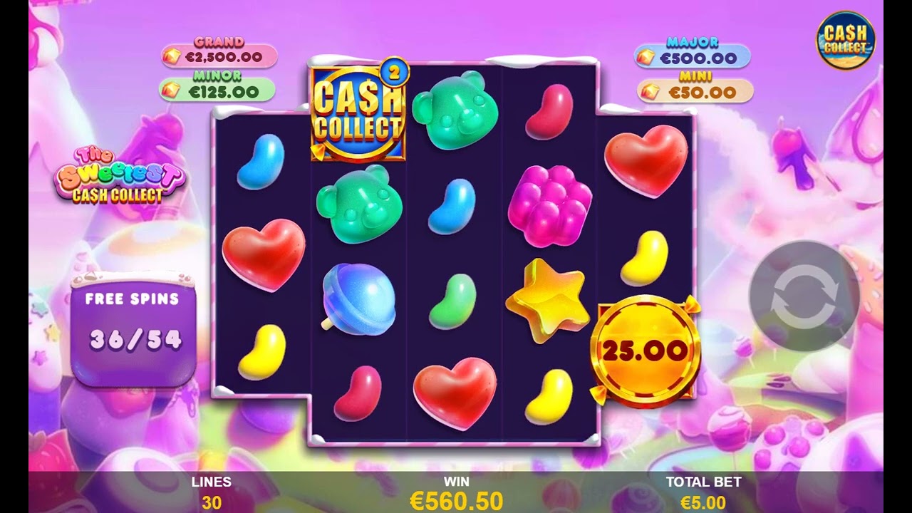 The Sweetest: Cash Collect - Playtech Slot