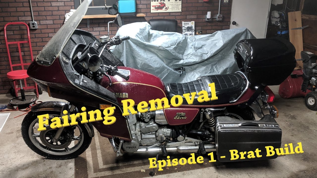 Yamaha XS1100 Fairing Removal - Brat Build - Episode 1