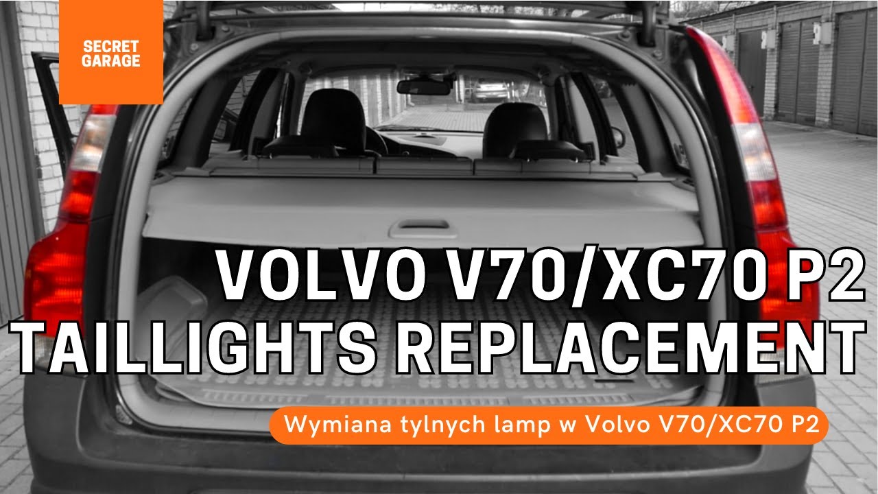 Wymiana tylnych lamp w Volvo V70/XC70 P2