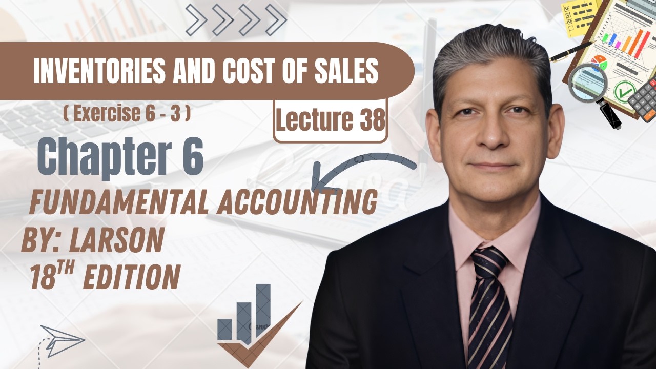 Chapter 6 Exercise 6-3 | Perpetual Inventory System (FIFO & LIFO) | Fundamental of Accounting Larson
