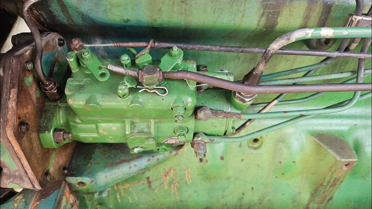 Putting new injectors and a new injector pump on our John Deere 2950!!!
