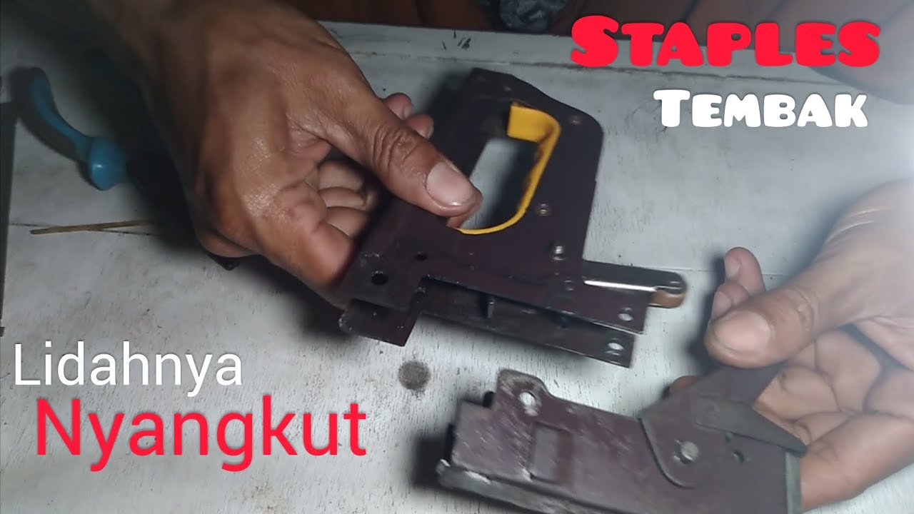 cara bongkar Staples tembak