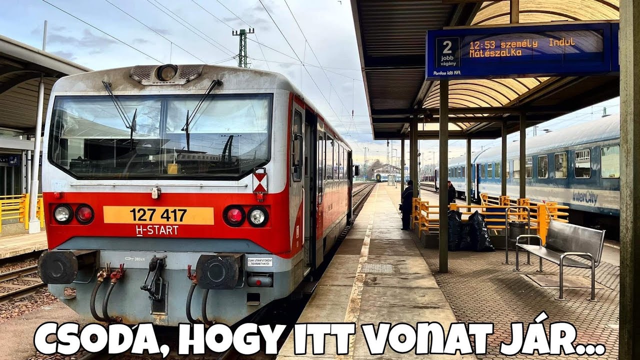 AHOL MINDEN FÉNYSOROMPÓS ÚTÁTJÁRÓ 15 KM/H. AZ EGYIK LEGLASSABB VASÚTVONAL AHOL JÁRTAM! [4K 60FPS]