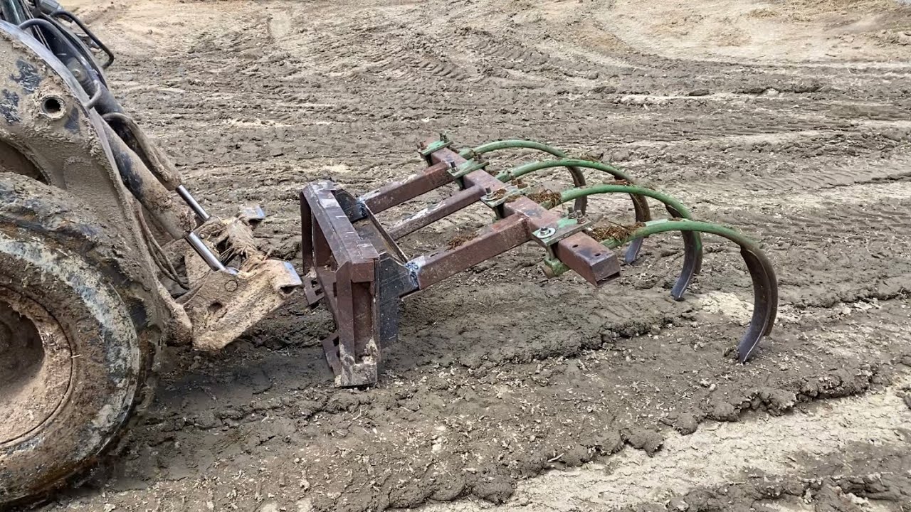 Custom Skid-steer Compost Barn Tiller