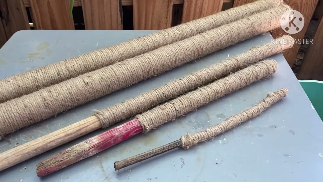 Cómo hacer un tutor/soporte para plantas trepadoras fácil y económico con tubo PVC. #jardin #plants