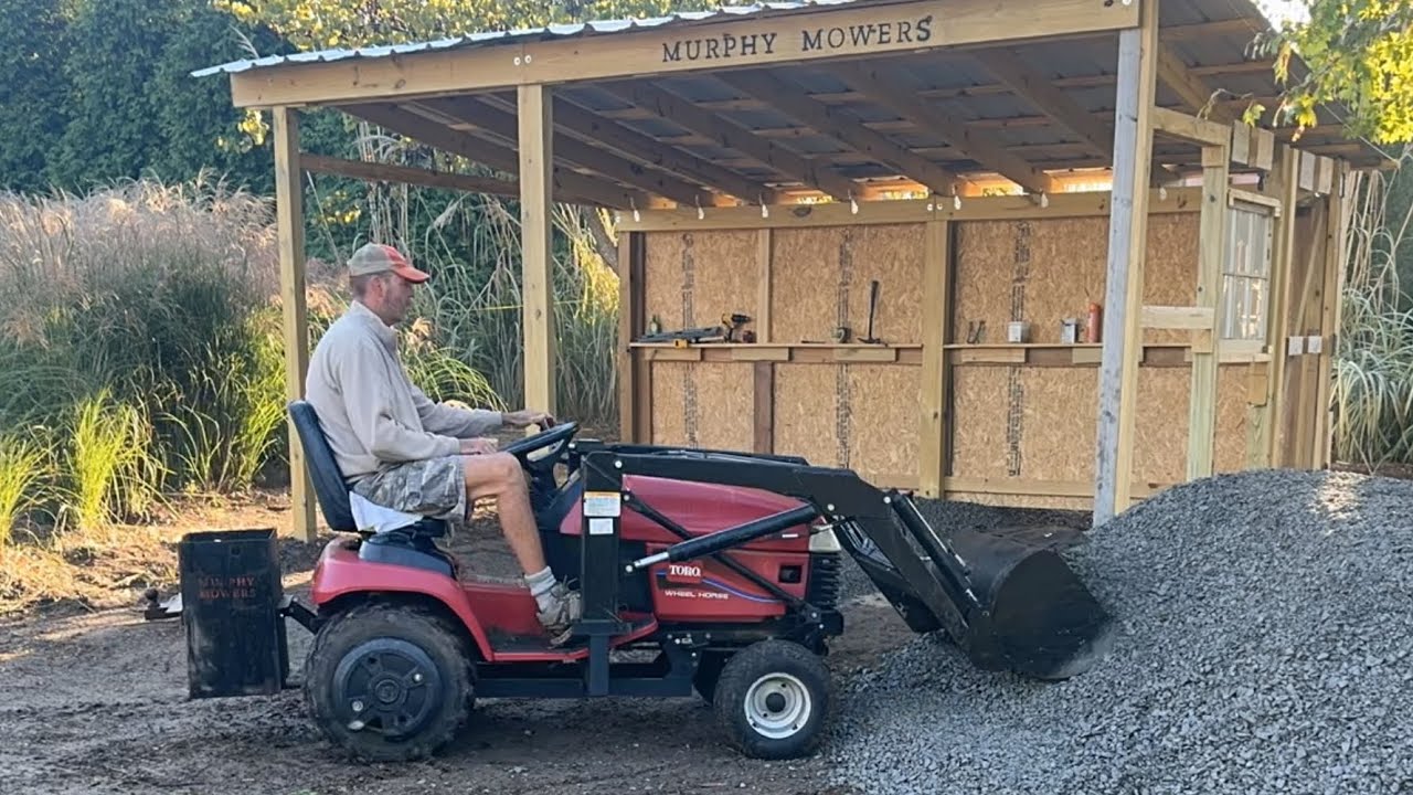 Murphy mower lean to (final) phase 4