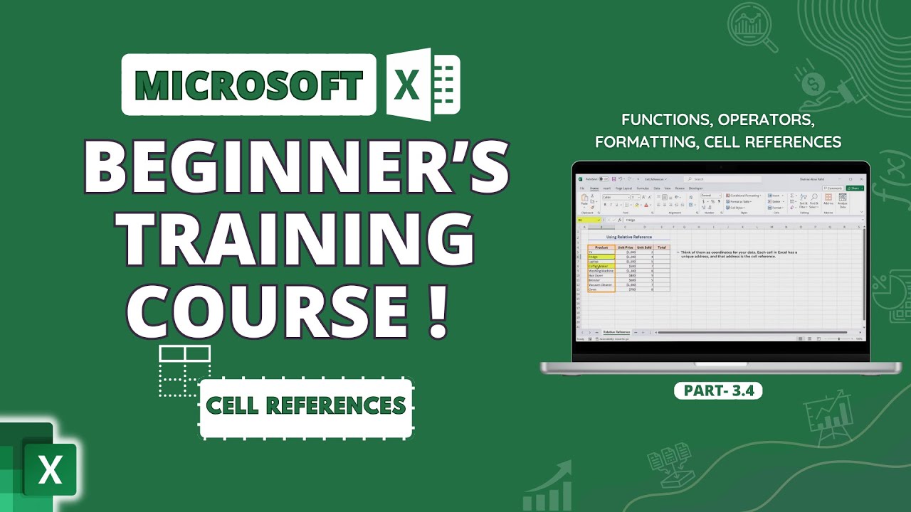 Microsoft Excel | Cell References Part 1