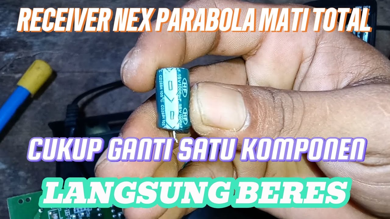 cara memperbaiki receiver nex parabola mati total