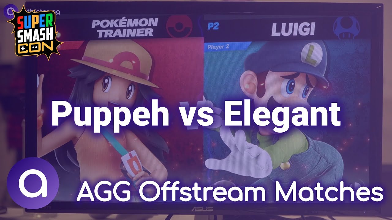 Super Smash Con 2019 SSBU - Puppeh (Pokemon Trainer) vs. NVR | Elegant (Luigi) - Top 64 (Partial)
