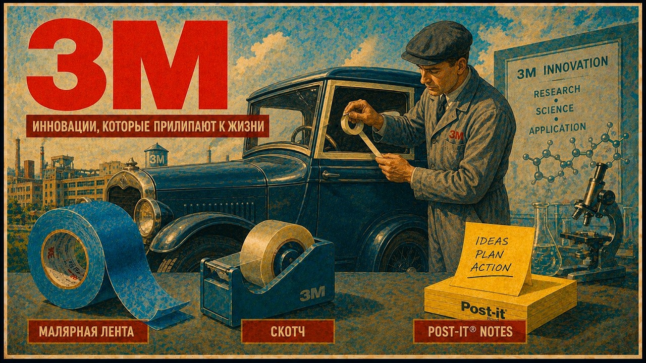 Инновации, которые прилипают к жизни | 3M | Истории Предприятий