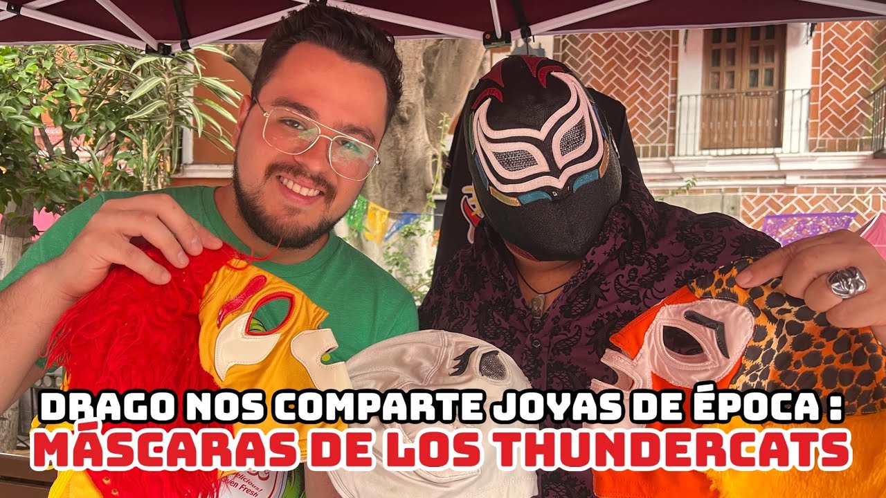 ¡Los Thundercats EXISTIERON en la Lucha Libre! 😱🤼‍♂️ Máscaras que valen oro de época