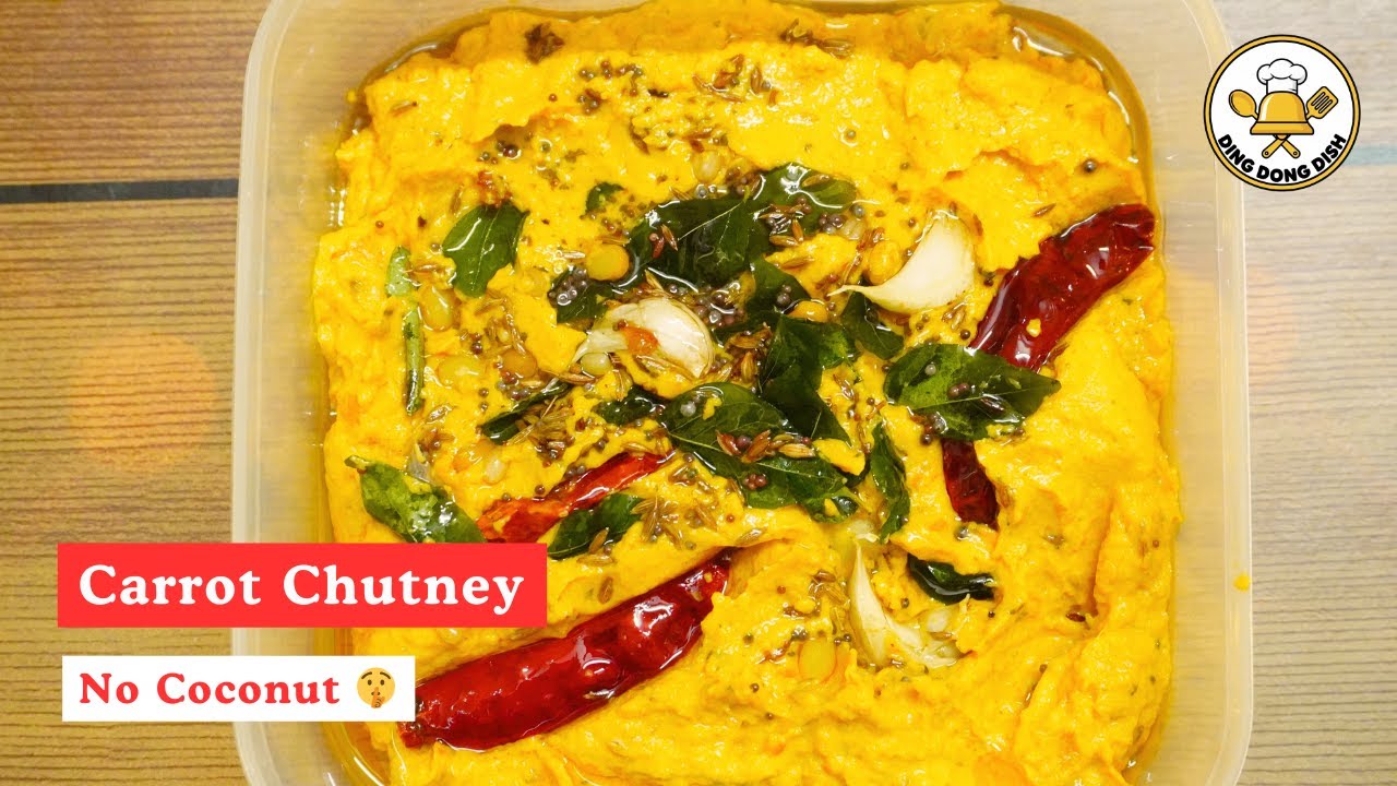 This Carrot Chutney Is NOT Sweet 🤫 | No Coconut