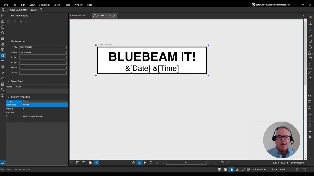 Bluebeam It: Creating a Custom Stamp in Bluebeam Revu
