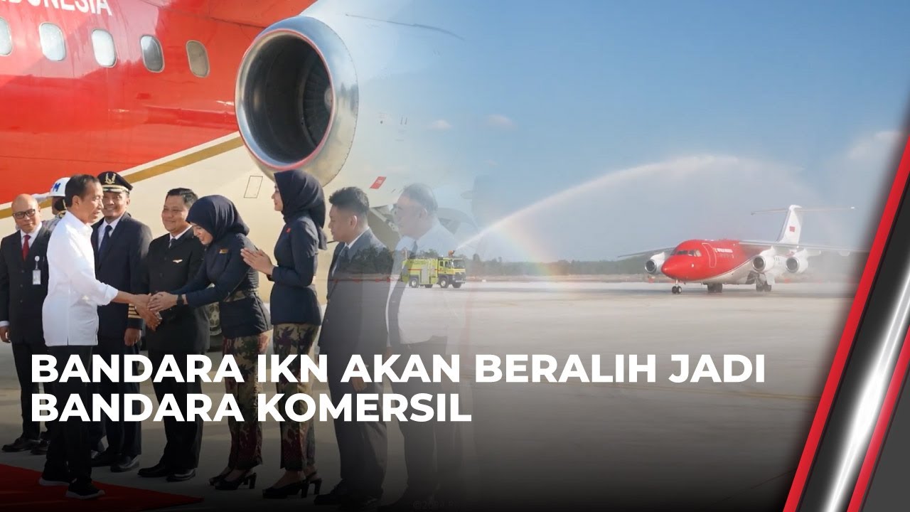 Presiden Jokowi Minta Menhub Ubah Bandara IKN Jadi Komersil, Bukan VVIP | OneNews Update