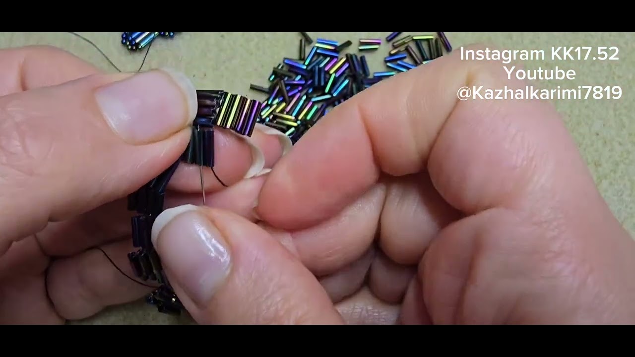 Bugle bead bracelet