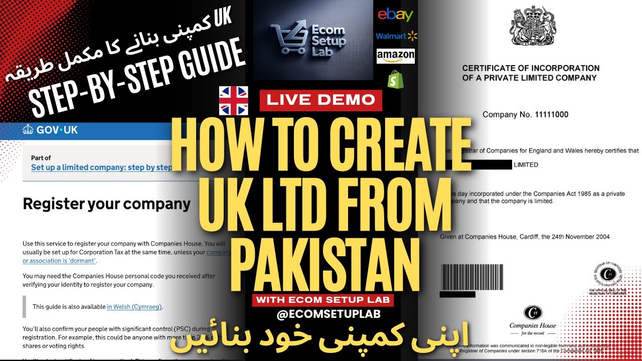 How to Create UK LTD from Pakistan | Step-by-Step Non-Residents Guide (2026)