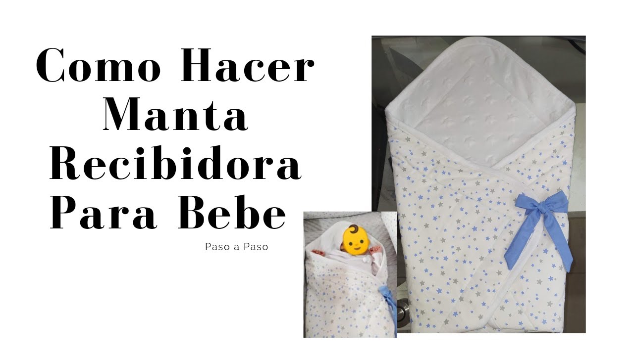 Cómo hacer una manta recibidora para bebe-arrullo o slepping para bebe- cobija nacimiento para bebe
