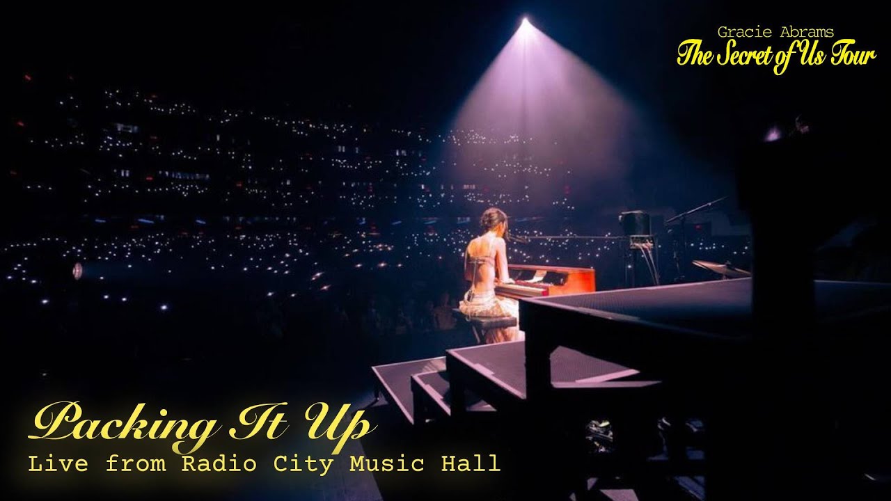 Gracie Abrams - Packing It Up (Live on The Secret of Us Tour) [Live from Radio City] [Piano Version]