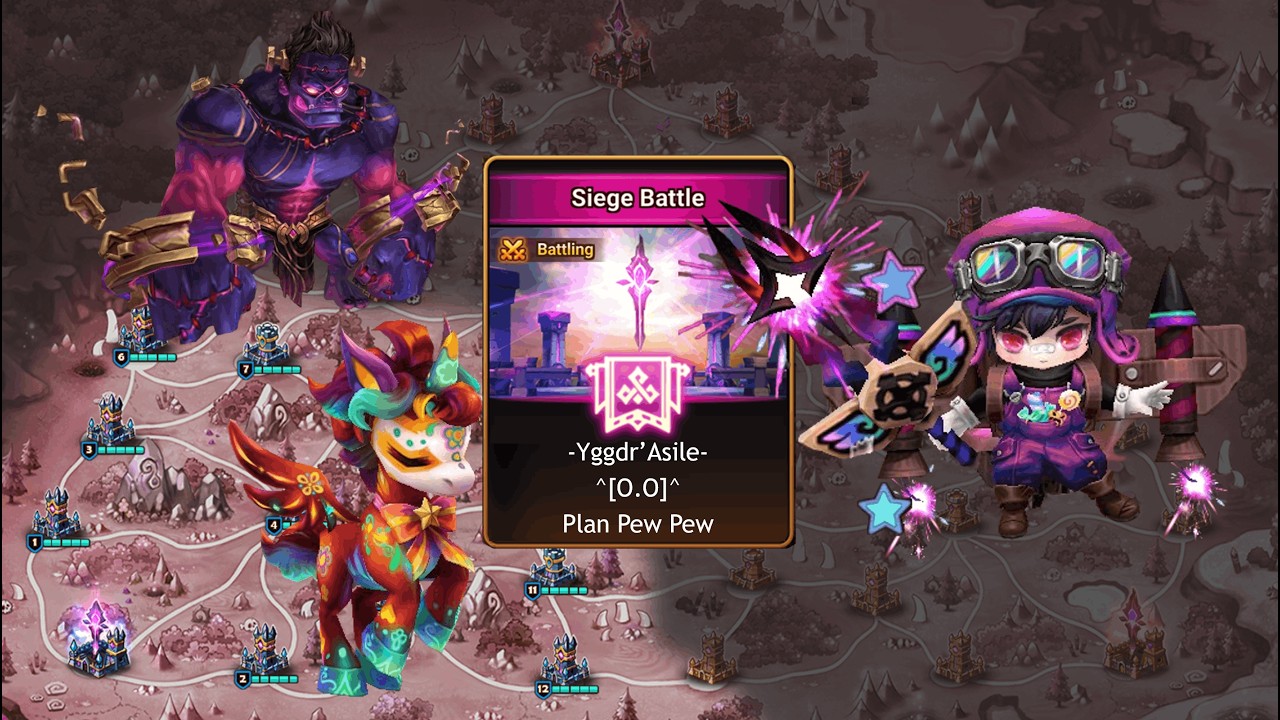 On recroise la 4* méta de la saison 19 - Siege Battle vs ^[O.O]^ et Plan Pew Pew