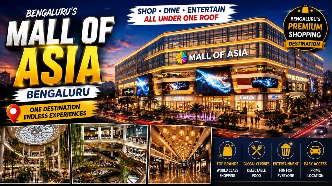 MALL OF ASIA 🇮🇳 | International Level Experience in India 🔥(bangalore)