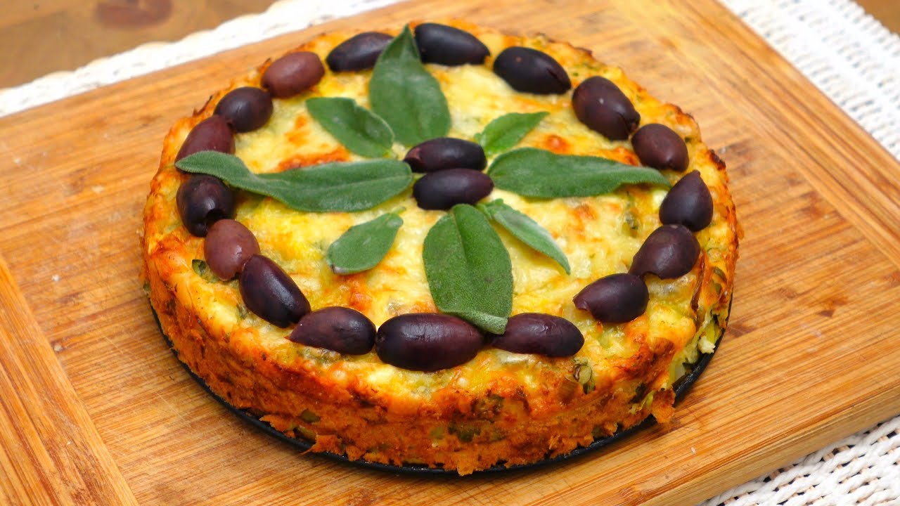 Тарт с луком-пореем и сыром фета 🧀 Оригинальный французский рецепт