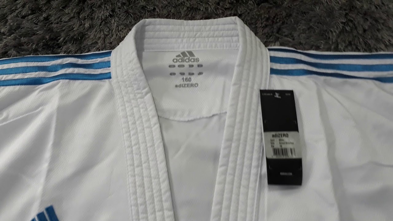 UNBOXING ADIDAS KARATE GI ADIZERO BLUE WKF APPROVED TEGI