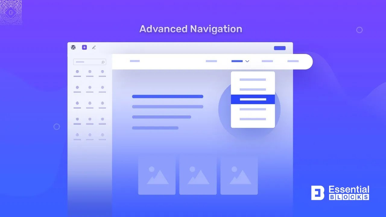 How To Add Advanced Navigation Menu In Gutenberg With Essential Blocks