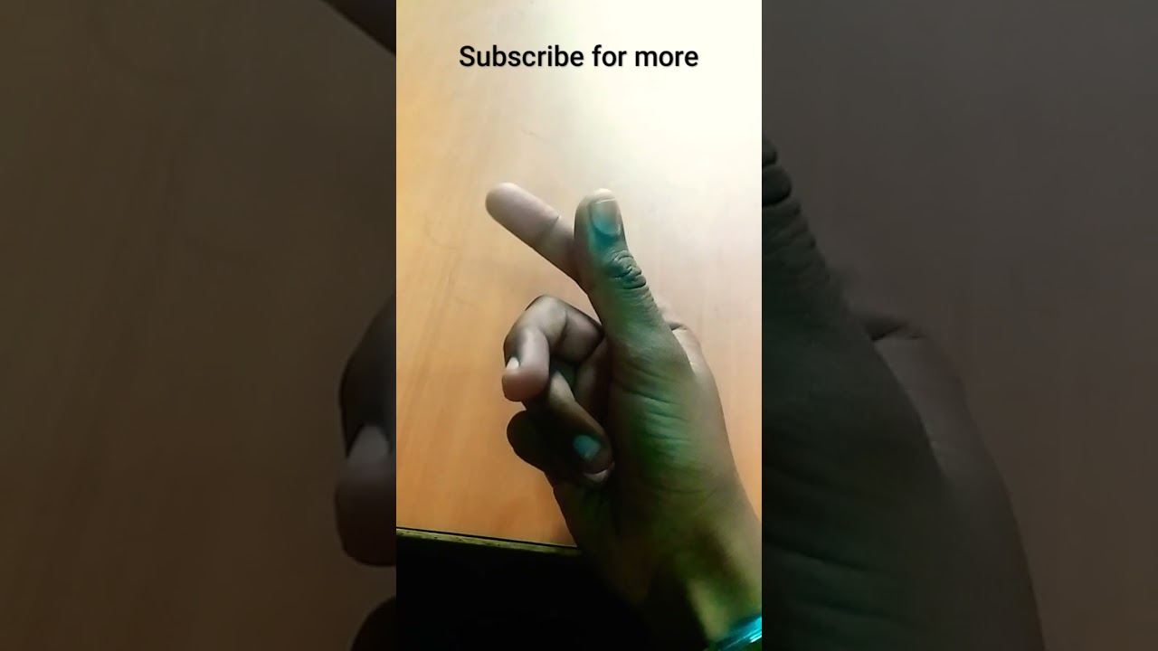 Thumb around 