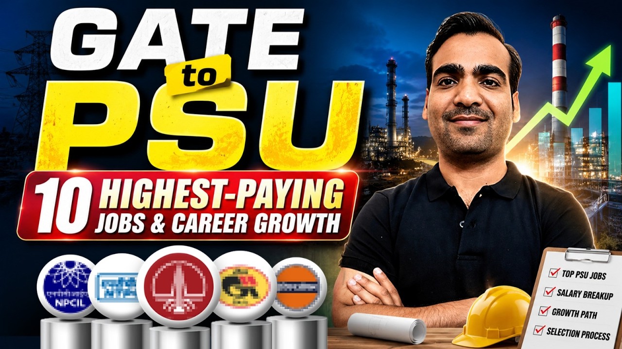 Top 10 Highest Paying PSU Jobs Through GATE | Salary Breakup, Selection Process & Career Growth