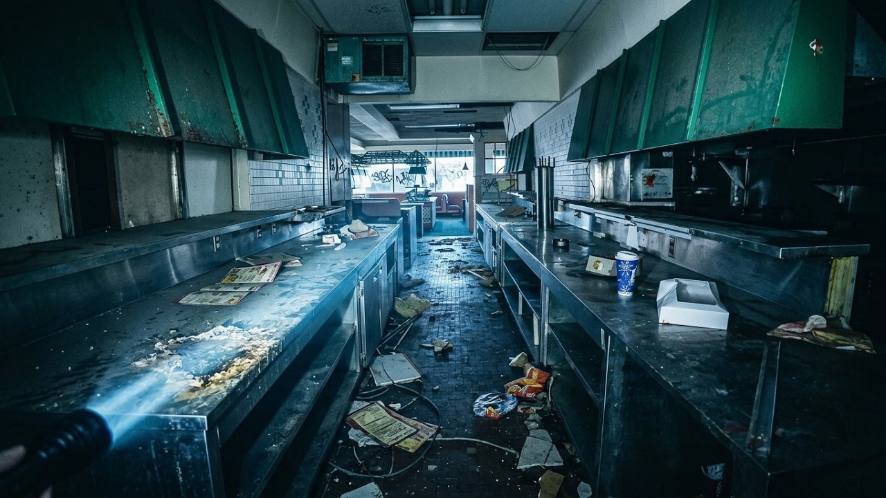 You're a Big Boy!  Abandoned Frisch's Restaurant