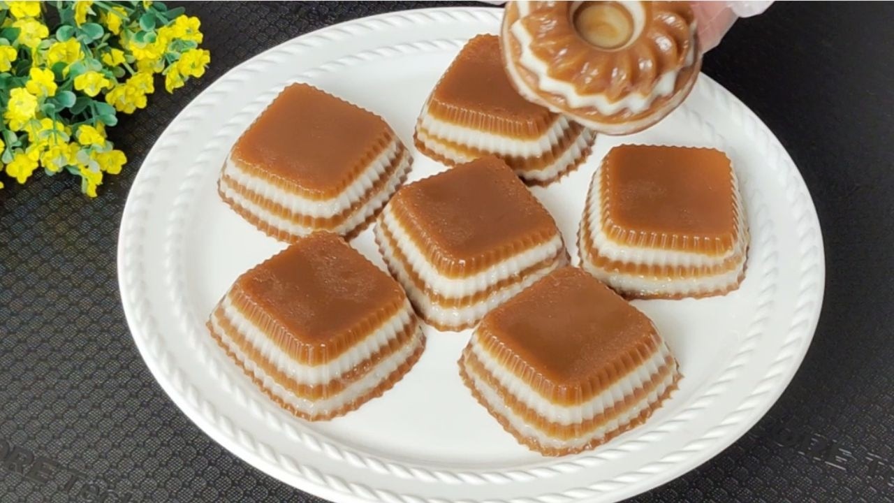 Brown Sugar Coconut Milk Layered Cake | 红糖椰奶千层糕