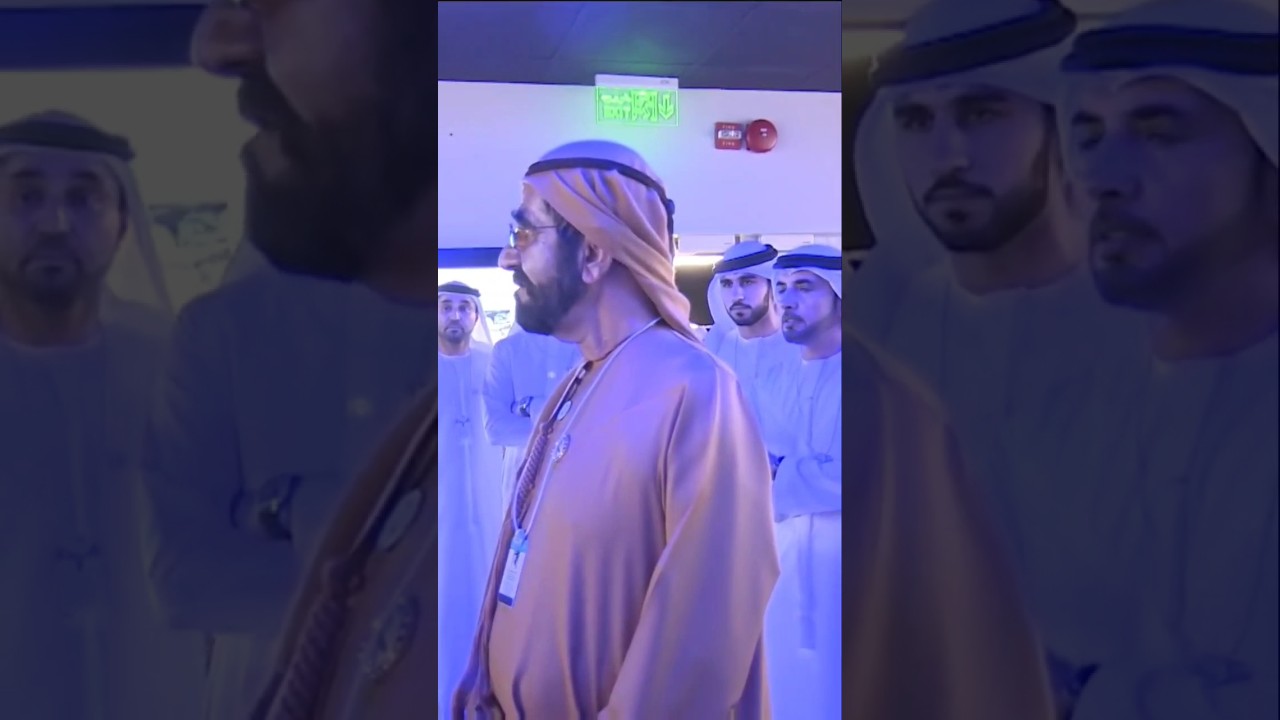 Sheikh Mohammed Bin Rashid Al Maktoum With Dubai Police Chief #faz3 #short #shorts #fazza #sheikh