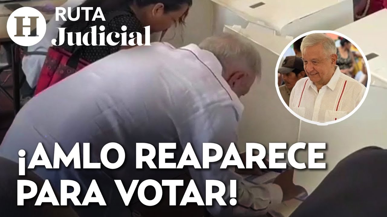 ¡Reaparece AMLO! Así acudió a votar el expresidente tras alejarse de la vida pública tras su mandato