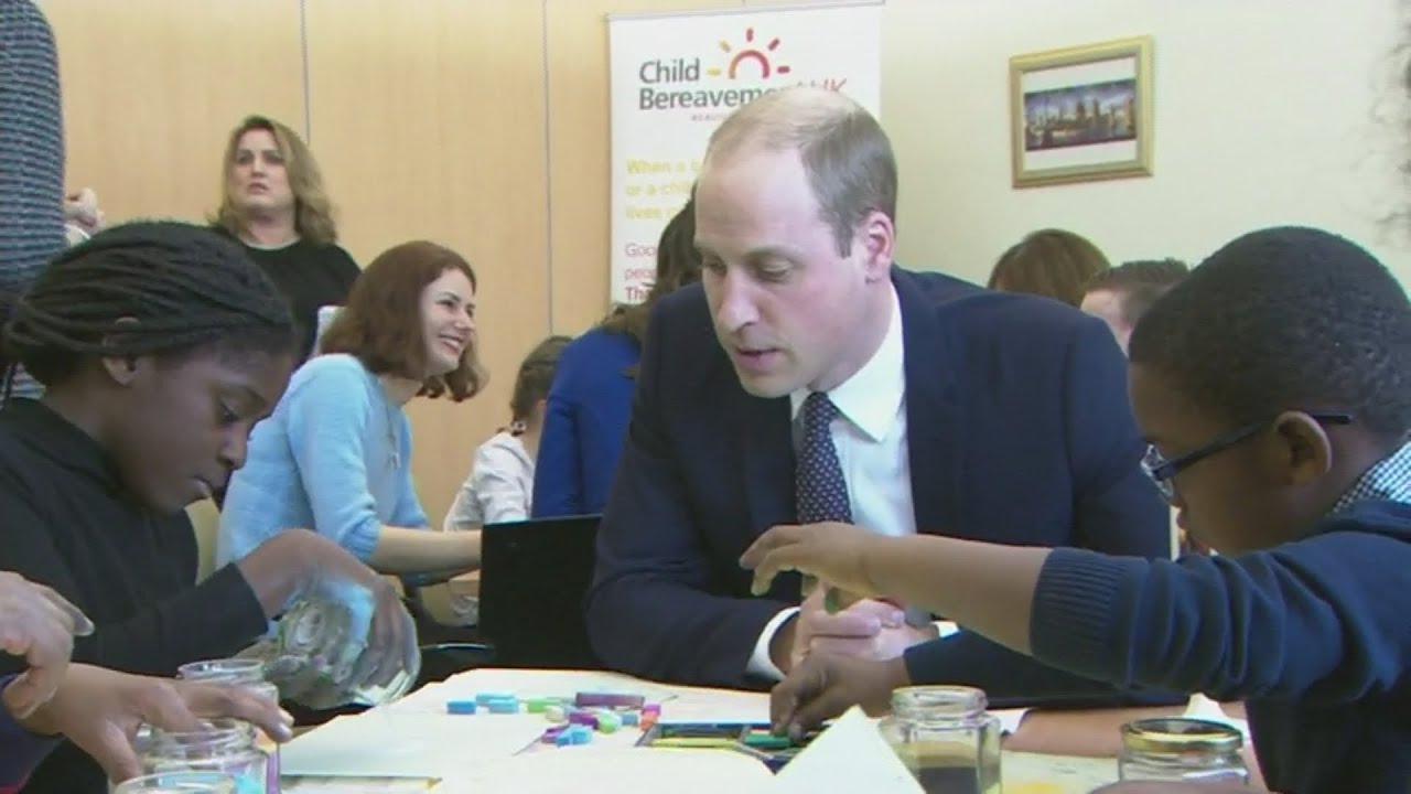 William reveals he was very angry when his mother died