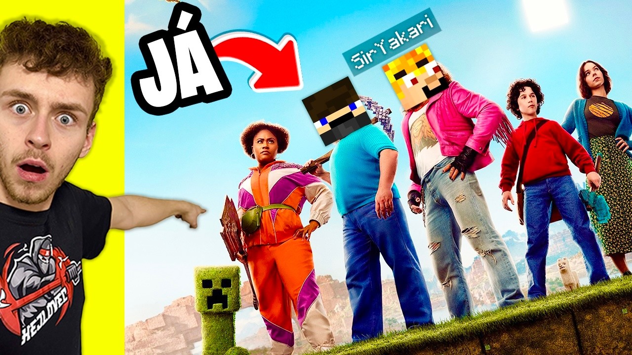 Hejlovec a SirYakari v Minecraft Filmu? - REAKCE