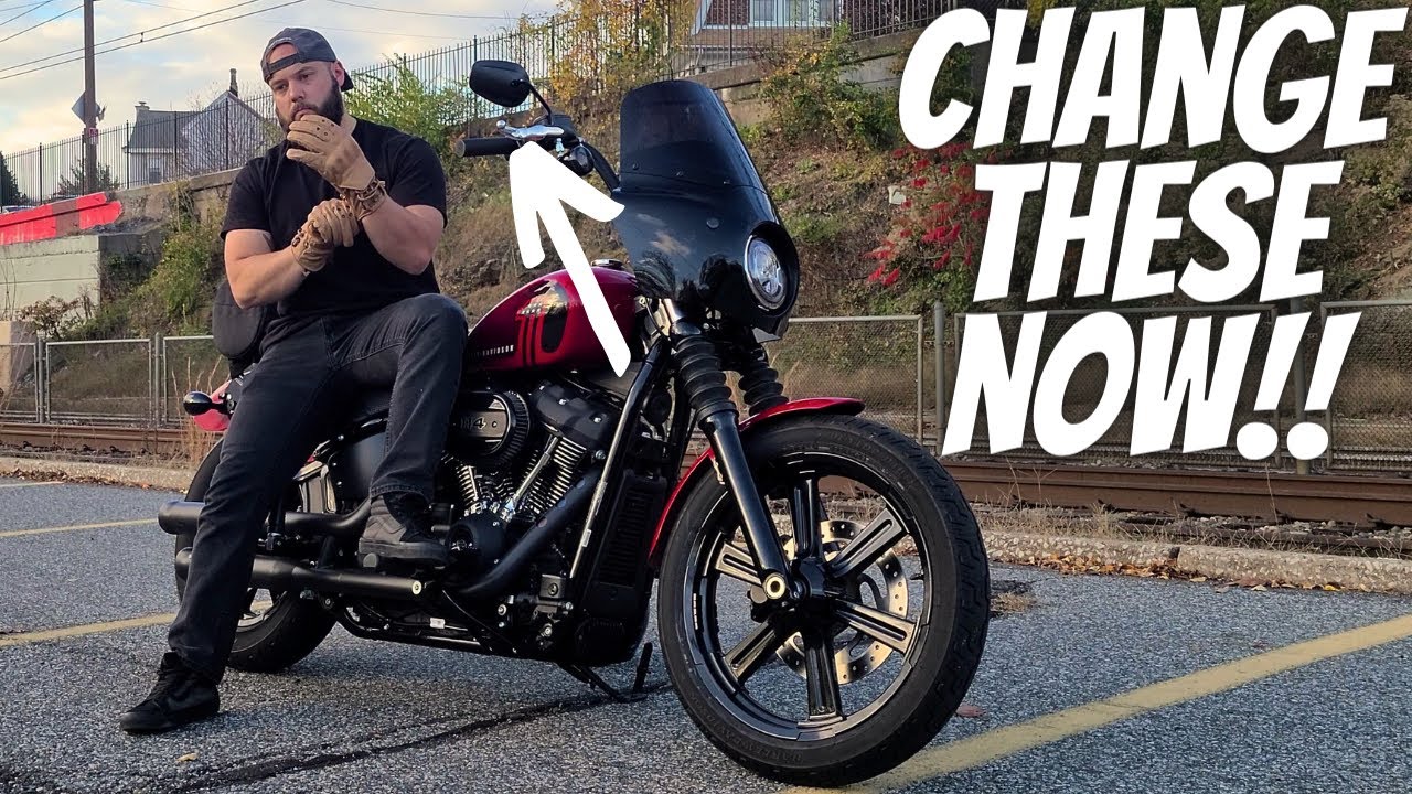 SIMPLE Change to UPGRADE your Harley Street Bob 114 - Crossthread Cycle Levers Install!!