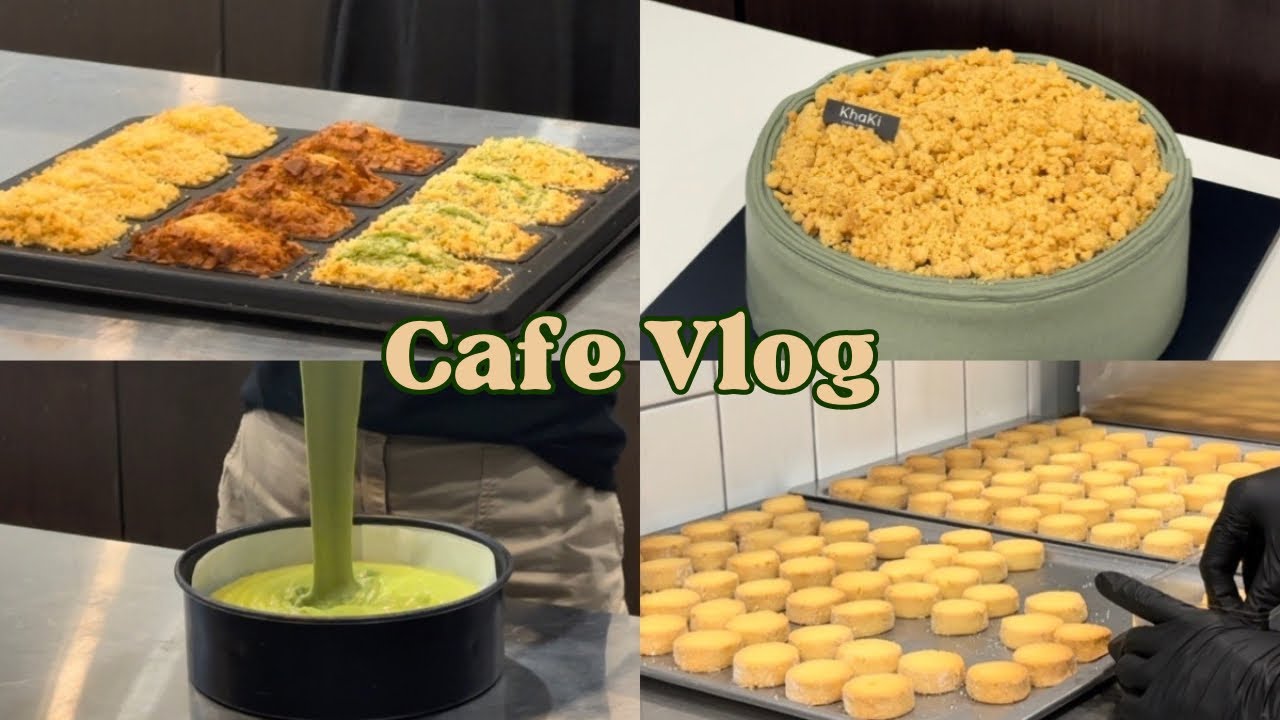[cafe vlog] #24 Tmi 가득한 디저트 카페 놀러오세요💟 | 의왕 백운호수 카페 | 구독자 6000명 이벤트 있어요🫶🏻 | 케이크 맛집 | 디저트 택배