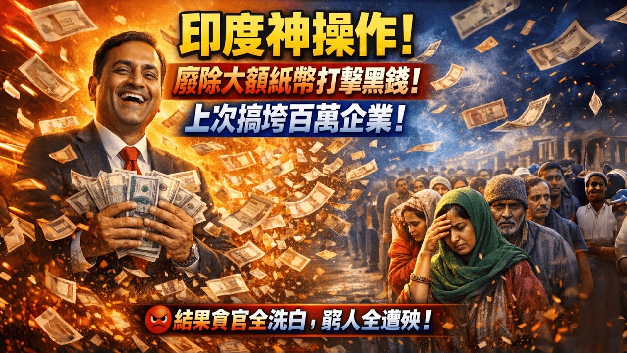 印度廢鈔鬧劇！老百姓排隊100天換錢，貪官1小時洗白幾億黑錢 #印度 #廢鈔 #莫迪  #黑錢 #腐敗#印度新聞 #印度奇葩