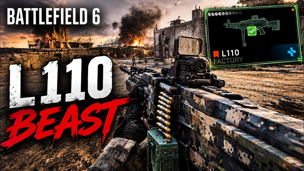 I Tried the L110 in Battlefield 6&hellip; This LMG SHREDS