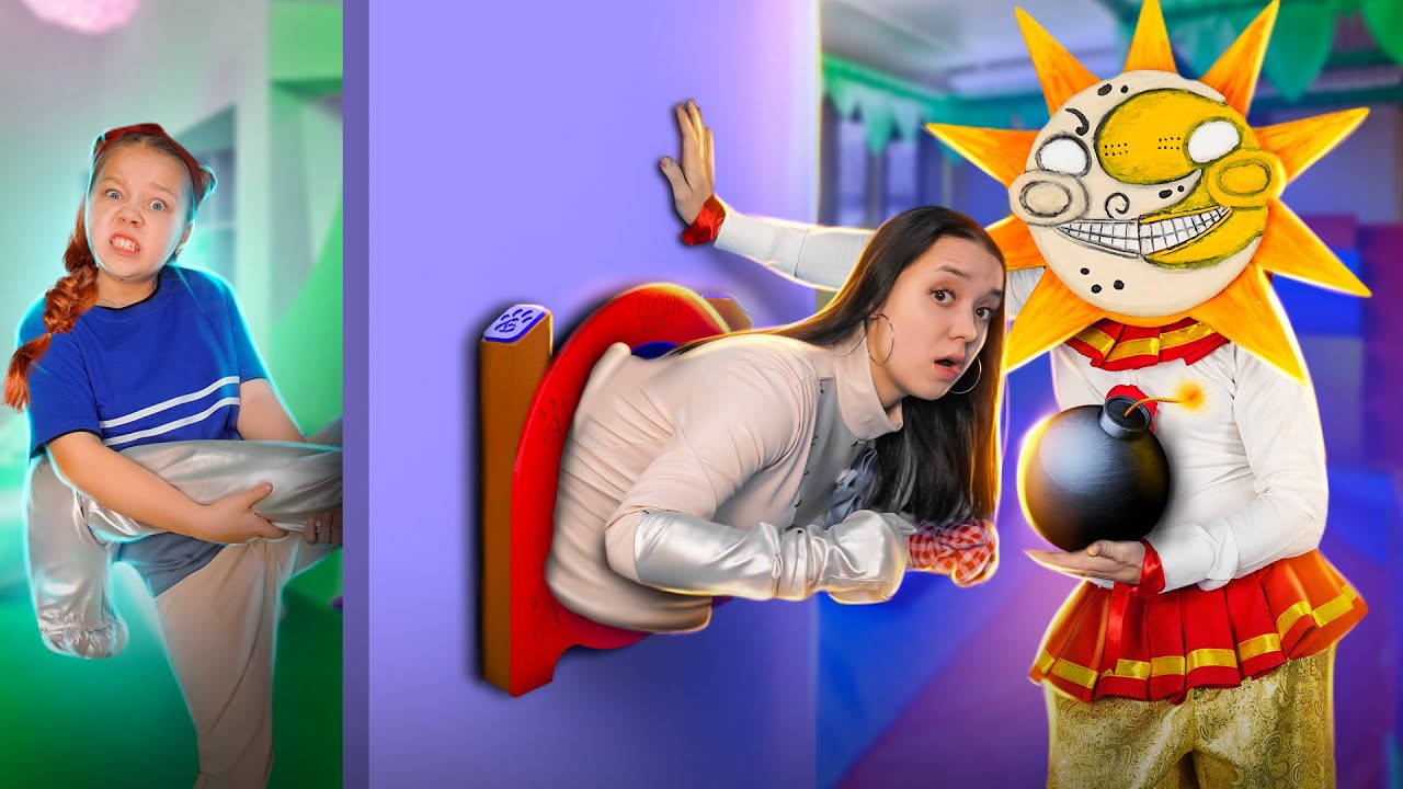 ВЗРОСЛЫЙ ПОПАЛ в ИГРУ ФНАФ 9 СЕКЬЮРИТИ Брич! Моя СТАРШАЯ СЕСТРА не умеет игра в игры ХАГИ ВАГИ!