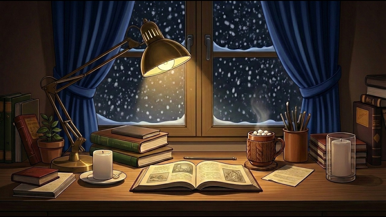 Winter Lofi Chillhop ❄️ Cozy Beats for Late-Night Study & Focus