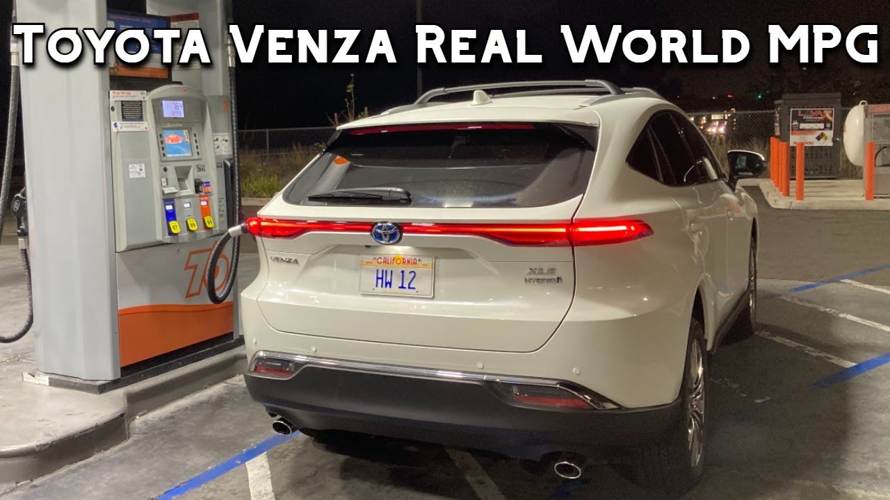 Toyota Venza Hybrid Real World Highway MPG Test