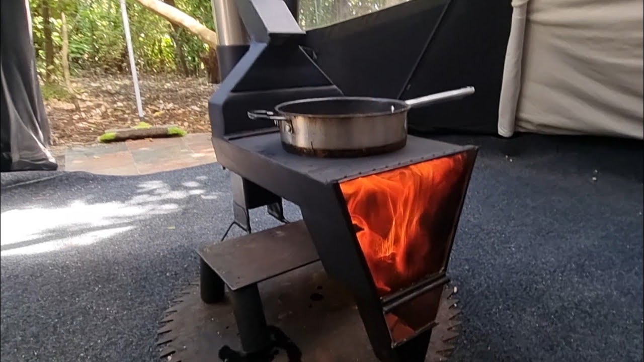 #rocketstove cooking, with fresh caught NZ KAIWAI 😋 👌