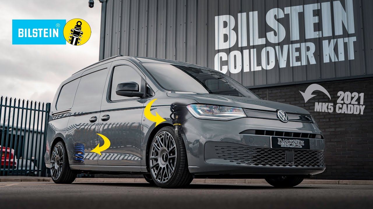 Этот Caddy MK5 2021 года оснащен СОВЕРШЕННО НОВЫМИ койловерами @bilsteinUS и колесами Rotiform!