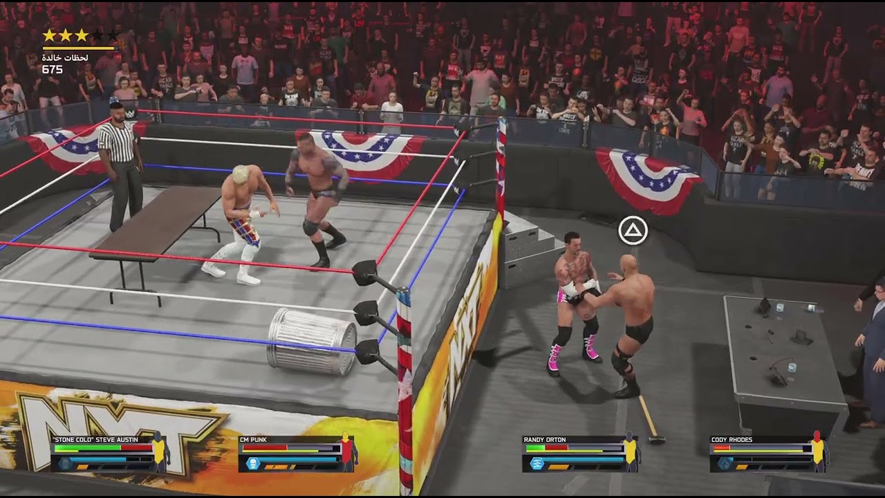 لعبت wwe بعنوان ستيف اوسنتن👌